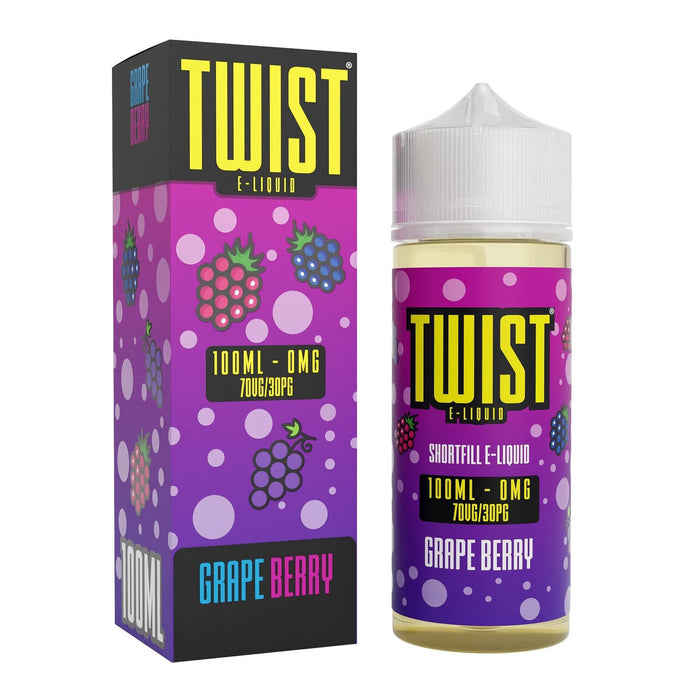 Grape Berry By Twist E-Liquids 100ml Short Fill (Nicotine not included)