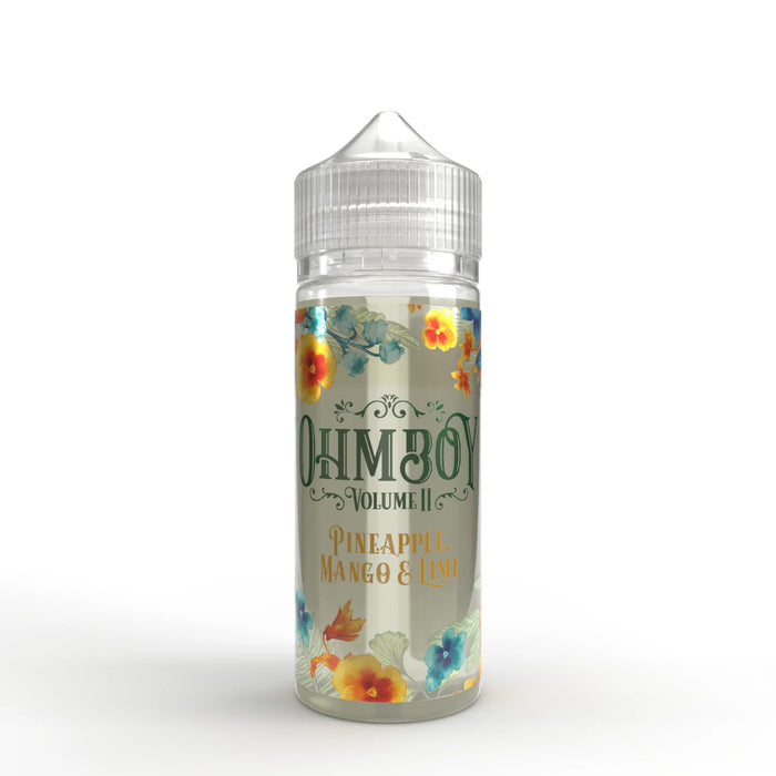 Pineapple, Mango & Lime 100ml by Ohm Boy Botanicals (Nicotine not included)