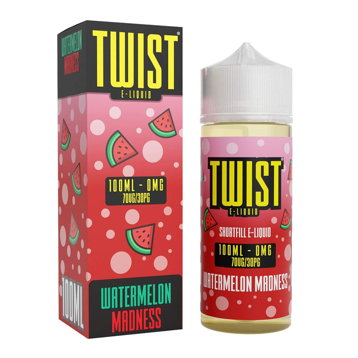 Ice Watermelon Madness By Twist E-Liquids 100ml Short Fill (Nicotine not included)