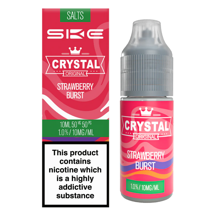 Strawberry Burst 10ml Nic Salt By SKE Crystal