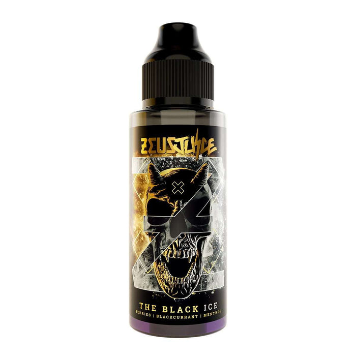 The Black ICE 100ml Max VG - By Zeus Juice (Nicotine not included)