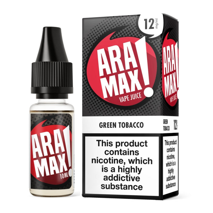 Green Tobacco (10ml) By Aramax | Any 5 for £10.99
