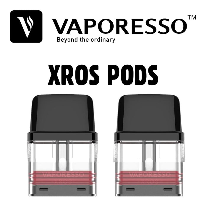 Vaporesso Xros Pods 2 or 4 Pack (0.6 ohm, 0.8 ohm or 1.2 ohm)