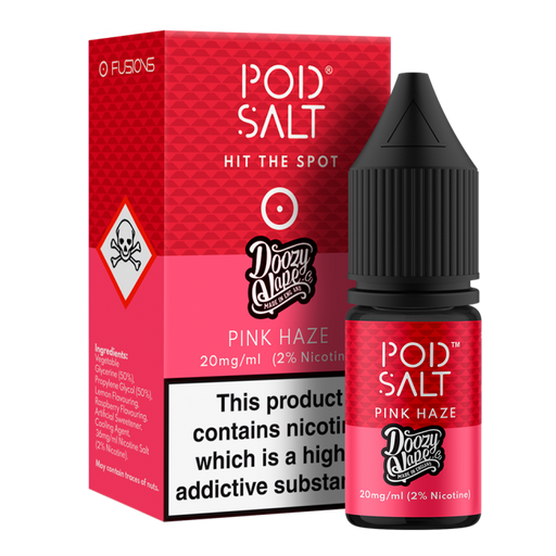 Doozy Vape Pink Haze Pod Salt 10ml Nic Salt. 3 for £12.99 - Cheap Quality Eliquid, Vape Juice. Zapp Vape Cardiff UK. Zapp Ecigs Cardiff UK.  E-cigs Cardiff. Vaping Cardiff