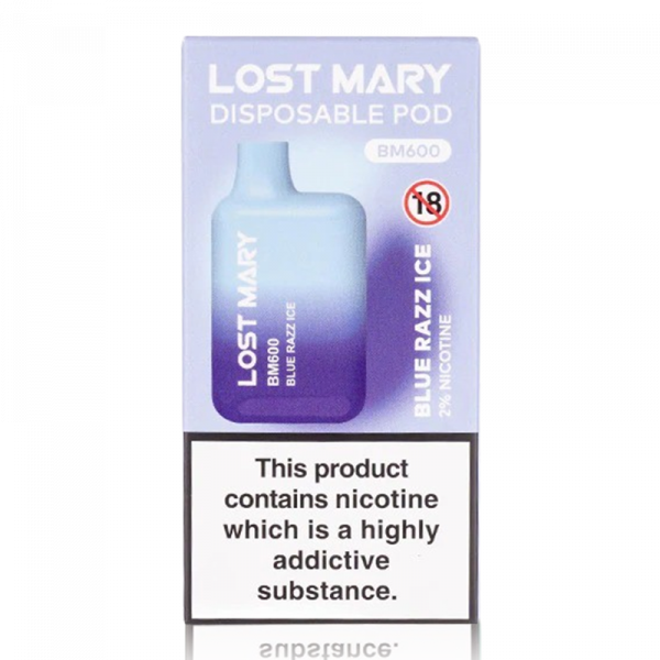 Blue Razz Ice | Lost Mary Disposable Pod Device 20MG