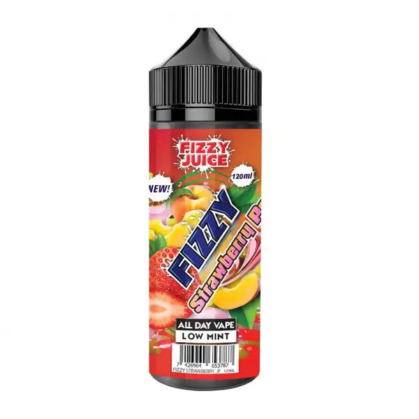 Fizzy Strawberry Peach E Liquid 100ml Shortfill by Mohawk & Co (Nicotine not included)