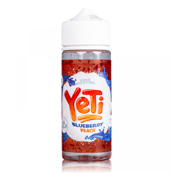 Ice Cold Blueberry Peach By Yeti 100ml (Nicotine not included)