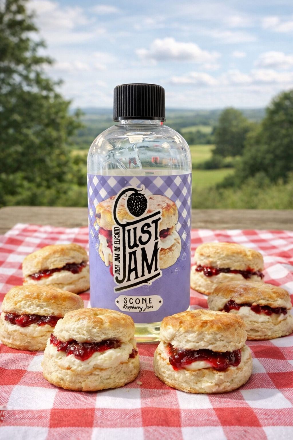 Just Jam | Scone | Raspberry Jam - 200ml Shortfill. (Nicotine not incl ...