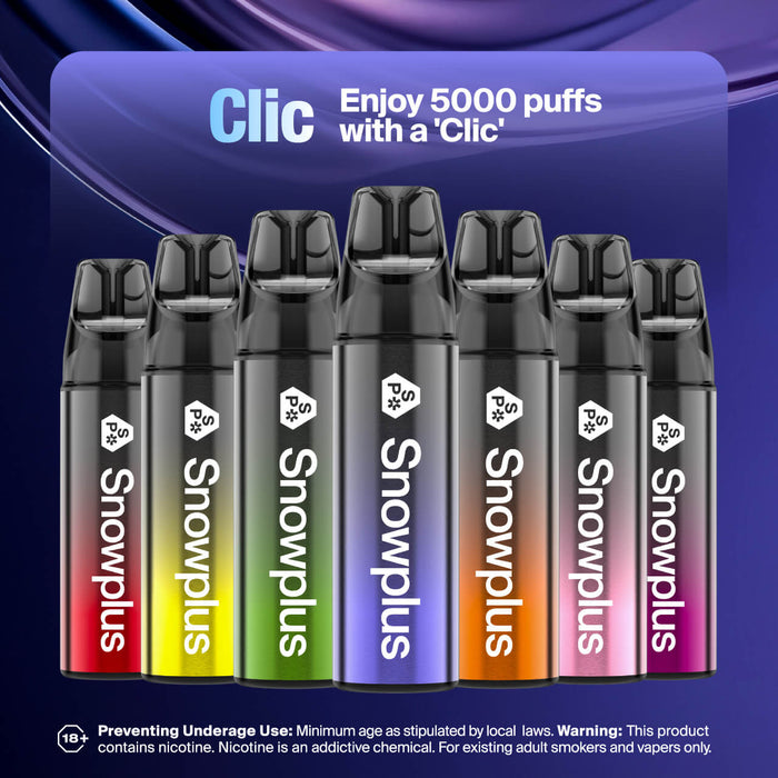 Snowplus Clic 5000 Puffs Disposable Pod