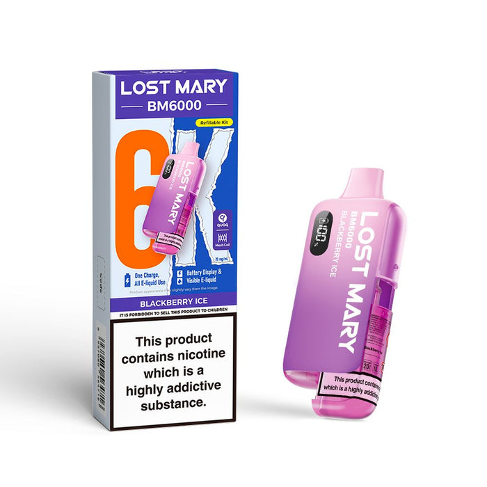 BM6000 | Lost Mary Prefilled Pod Kit Zapp Ecigs BM6000 | Lost Mary Prefilled Pod Kit Zapp Ecigs
