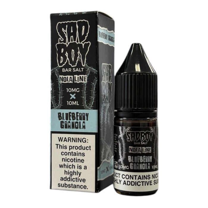 Blueberry Granola 10ml Nic Salt By Sad Boy