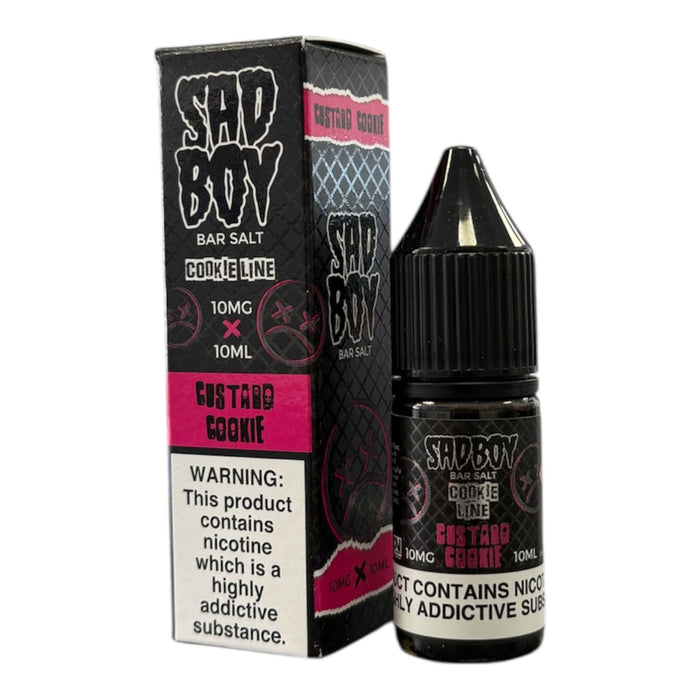 Custard Cookie 10ml Nic Salt By Sad Boy