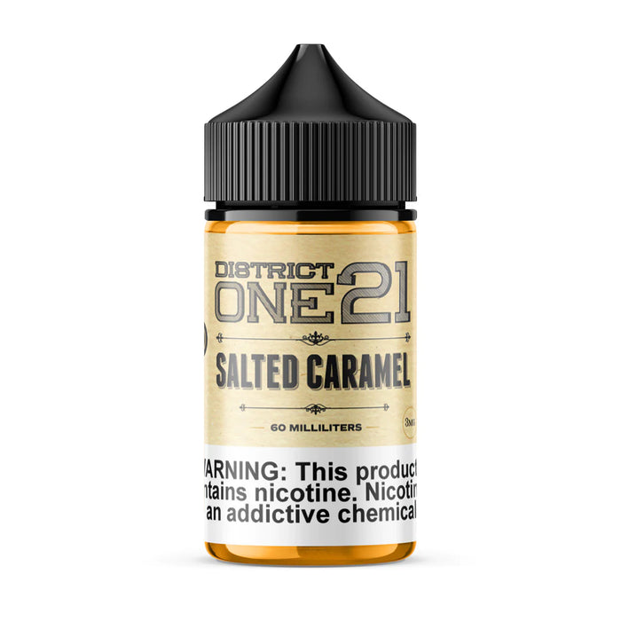 District One21 - Salted Caramel 100ml Shortfill (Nicotine not included)