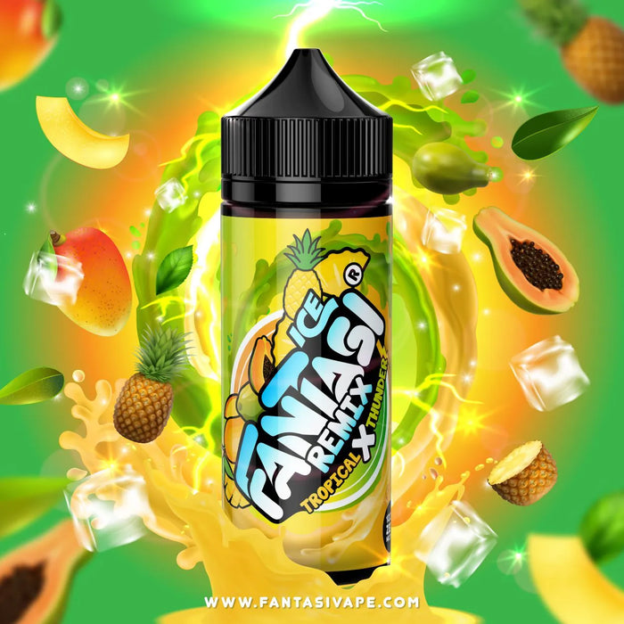 Tropical X Thunder Ice Remix By Fantasi Vape Juice 100ml (Nicotine not included)