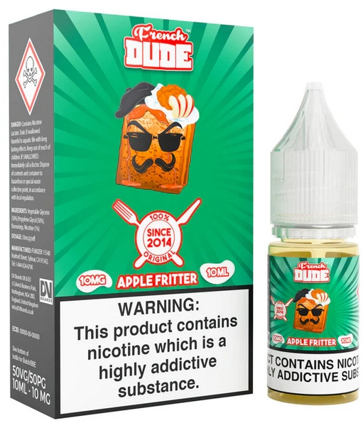 French Dude Apple Fritter 10ml Nic Salt By Vape Breakfast Classics