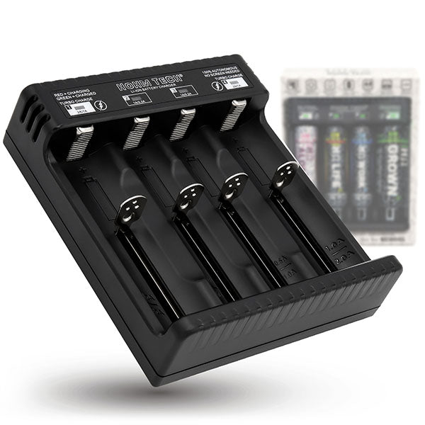 Hohm Tech School 4 Bay Charger - 18650, 20700, 21700