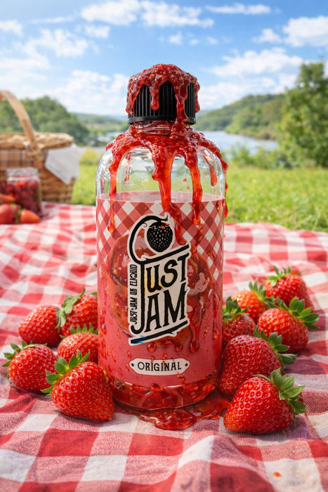 Just Jam | Original | Strawberry Jam - 200ml Shortfill. (Nicotine not included)