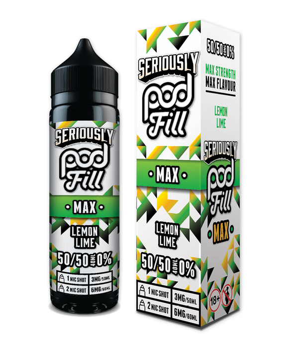 Lemon Lime By Seriously Pod Fill Max | E-liquid Shortfill