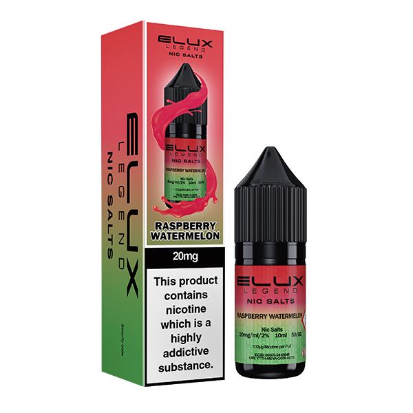 Raspberry Watermelon 10ml Nic Salt By Elux