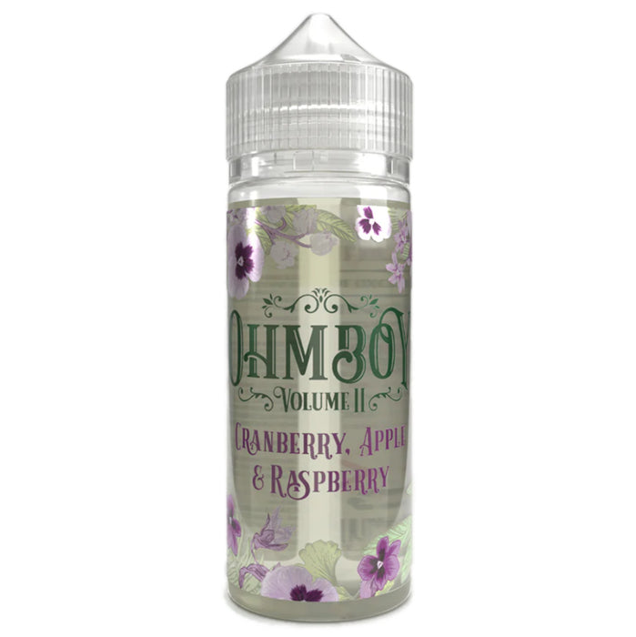 Cranberry Apple Raspberry 100ml by Ohm Boy Botanicals (Nicotine not included)