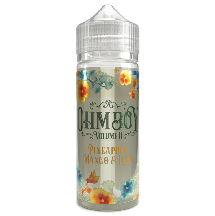 Pineapple, Mango & Lime 100ml by Ohm Boy Botanicals (Nicotine not included)