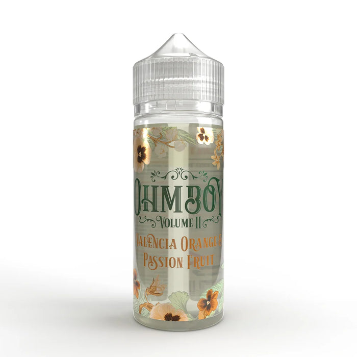 Valencia Orange and PassionFruit 100ml by Ohm Boy Botanicals (Nicotine not included)