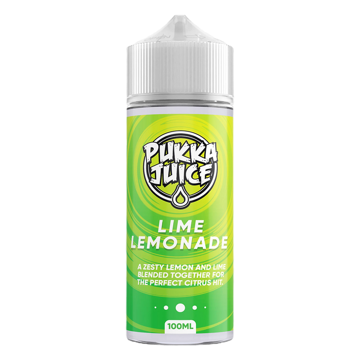 Lime Lemonade E-Liquid By Pukka Juice 100ml (Nicotine not included)