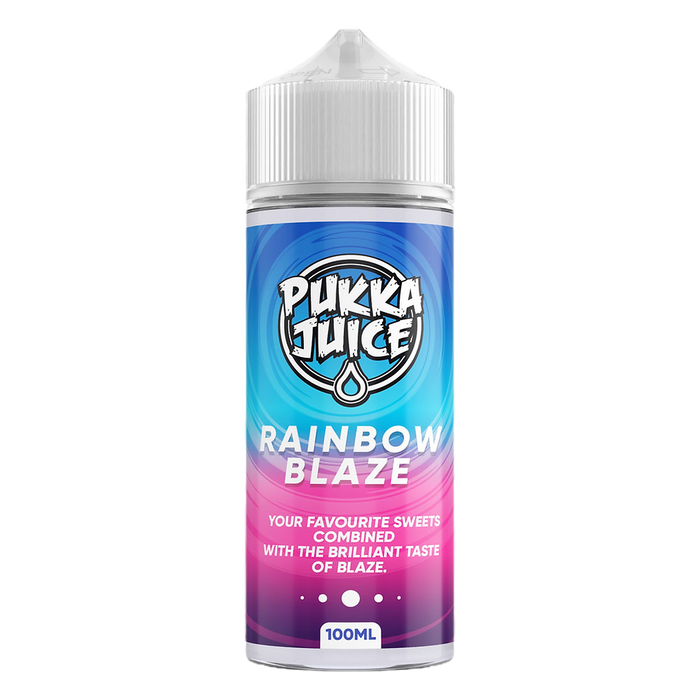 Rainbow Blaze E-Liquid By Pukka Juice 100ml (Nicotine not included)
