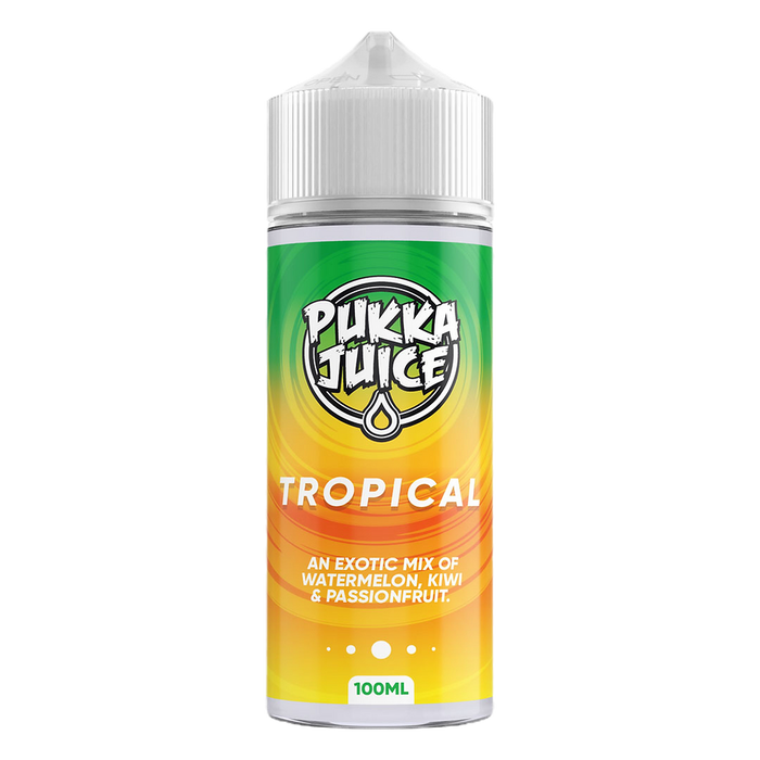 Tropical E-Liquid By Pukka Juice 100ml (Nicotine not included)