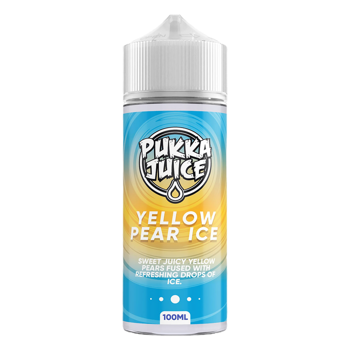 Yellow Pear Ice E-Liquid By Pukka Juice 100ml (Nicotine not included)