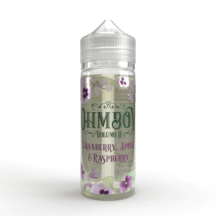 Cranberry Apple Raspberry 100ml by Ohm Boy Botanicals (Nicotine not included)
