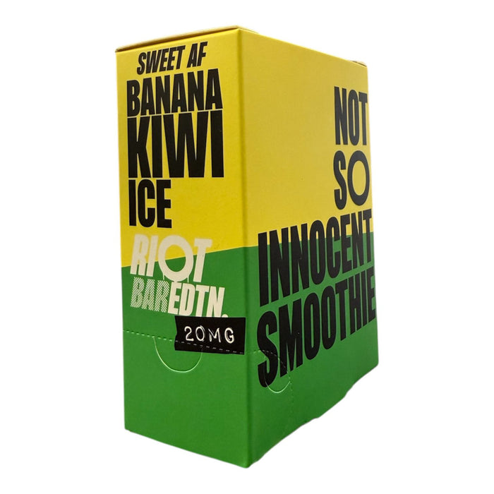Riot Bar edition - Banana Kiwi Ice - Nic Salt - 20mg Box of 10