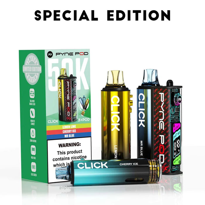 Pyne Pod Click 50K Prefilled Vape Kit