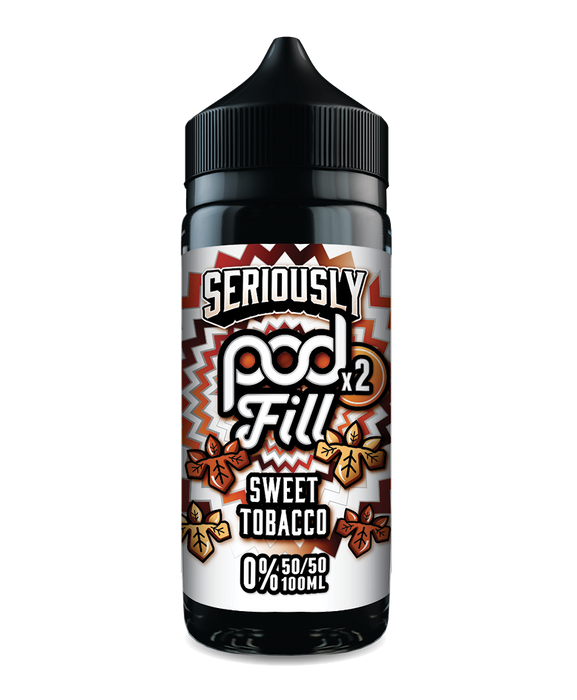 Sweet Tobacco By Seriously Pod Fill X2 | 100ml E-liquid Shortfill (50/50)