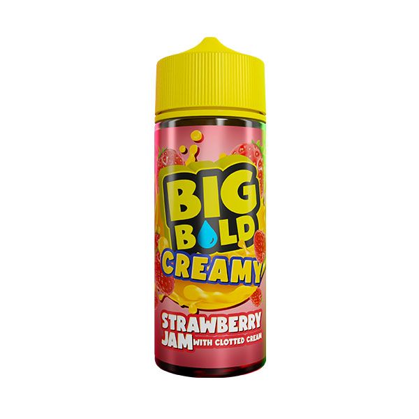 Strawberry Jam & Clotted Cream by Big Bold - 100ml Shortfill (Nicotine not included)