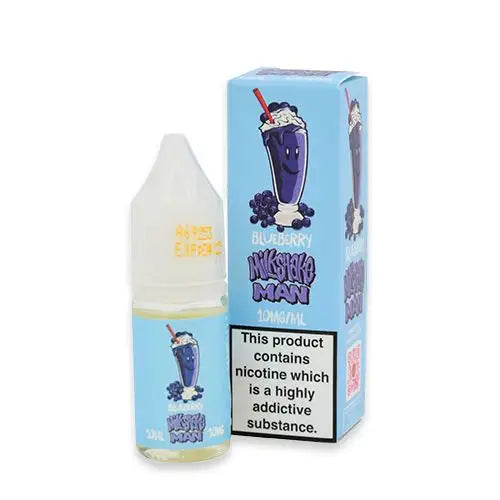 Blueberry Milkshake Man - 10ml Nic Salt by Marina Vapes Zapp Ecigs Blueberry Milkshake Man - 10ml Nic Salt by Marina Vapes Zapp Ecigs
