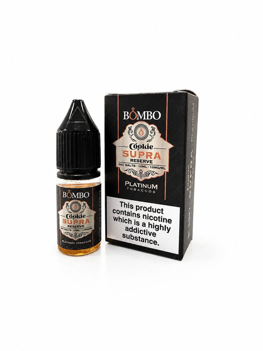 Bombo Platinum Tobaccos | Cookie Supra Reserve | 10ml Nic Salt