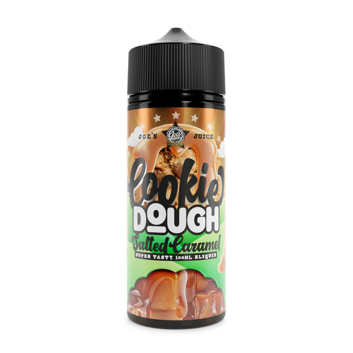 Salted Caramel Cookie Dough By Joes Juice - 100ml Shortfill. (Nicotine not included)