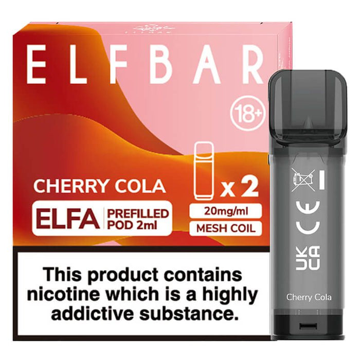 ELFA Cherry Cola Pods (2 Pack) By Elf Bar