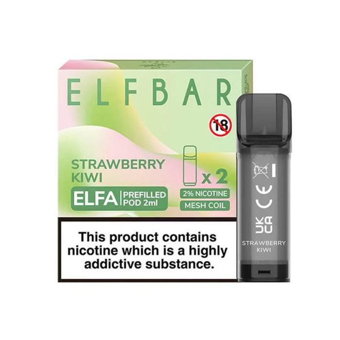 ELFA Strawberry Kiwi (2 Pack) By Elf Bar