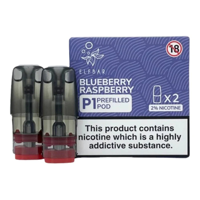 Blueberry Raspberry  - Elf Bar Mate P1 Pods (2 Pack)