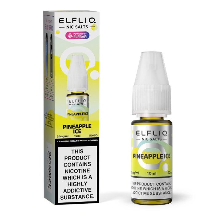 Pineapple Ice 10ml Nic Salt By Elfliq