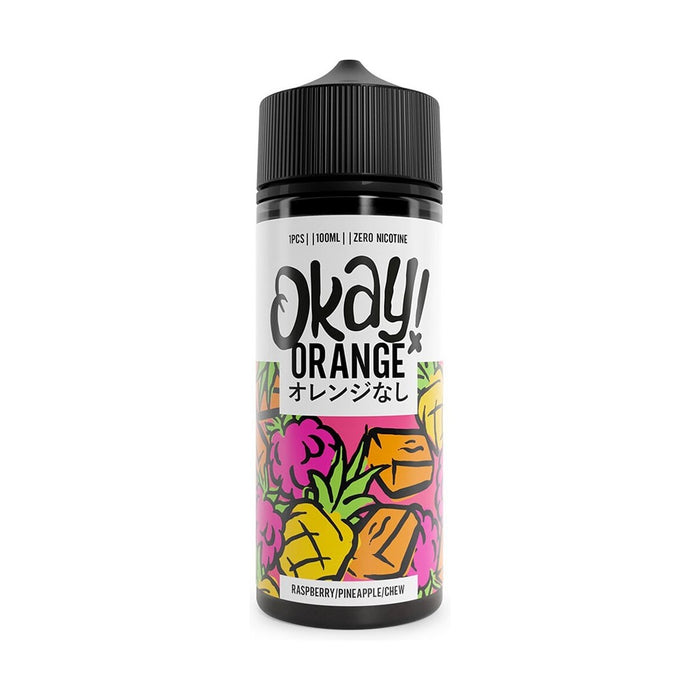 Raspberry & Pineapple Chew 100ml by Okay (Nicotine not included)