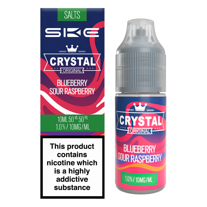 Blueberry Sour Raspberry 10ml Nic Salt By SKE Crystal