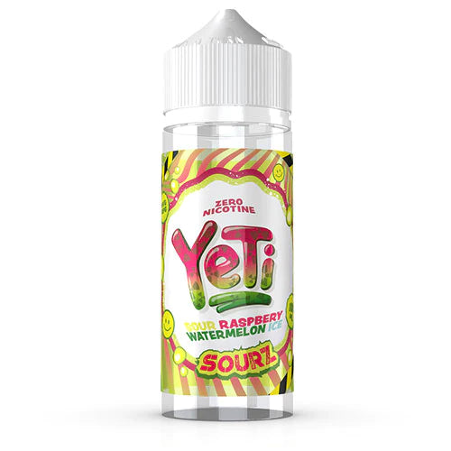 Sour Raspberry Watermelon ICE By Yeti 100ml (Nicotine not included)