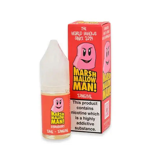 Strawberry Marshmallow Man  - 10ml Nic Salt by Marina Vapes