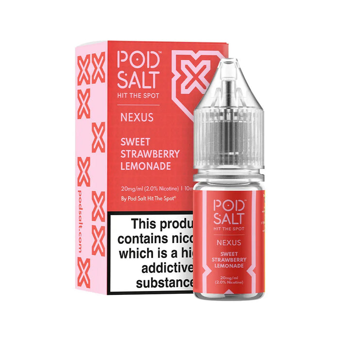 Sweet Strawberry Lemonade by Nexus 10ml Nic Salt