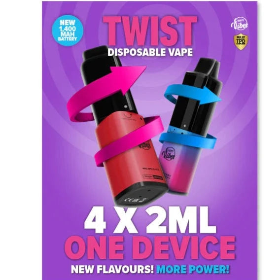 Happy Vibes - Twist 2400 Disposable Vape