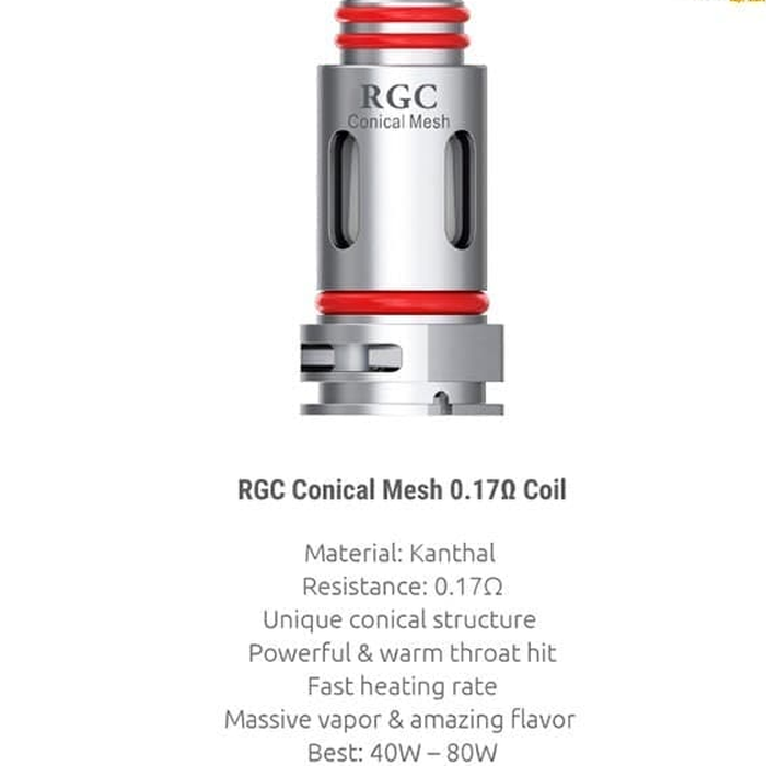 Smok RPM80 RGC 0.17 Mesh Coils (5 Pack)