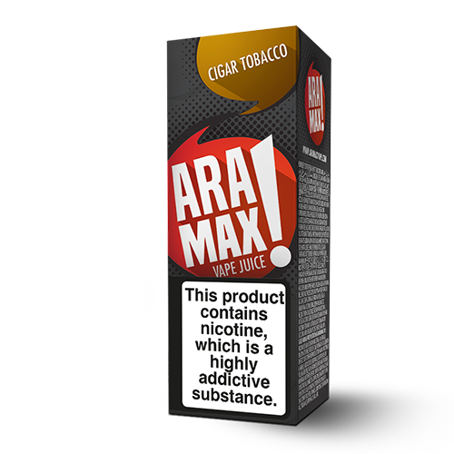 Aramax Liquids- Cigar Tobacco (10ml) Cheap Quality Eliquid, Vape Juice. Zapp Vape Cardiff UK. Zapp Ecigs Cardiff UK. 5 for £9.99